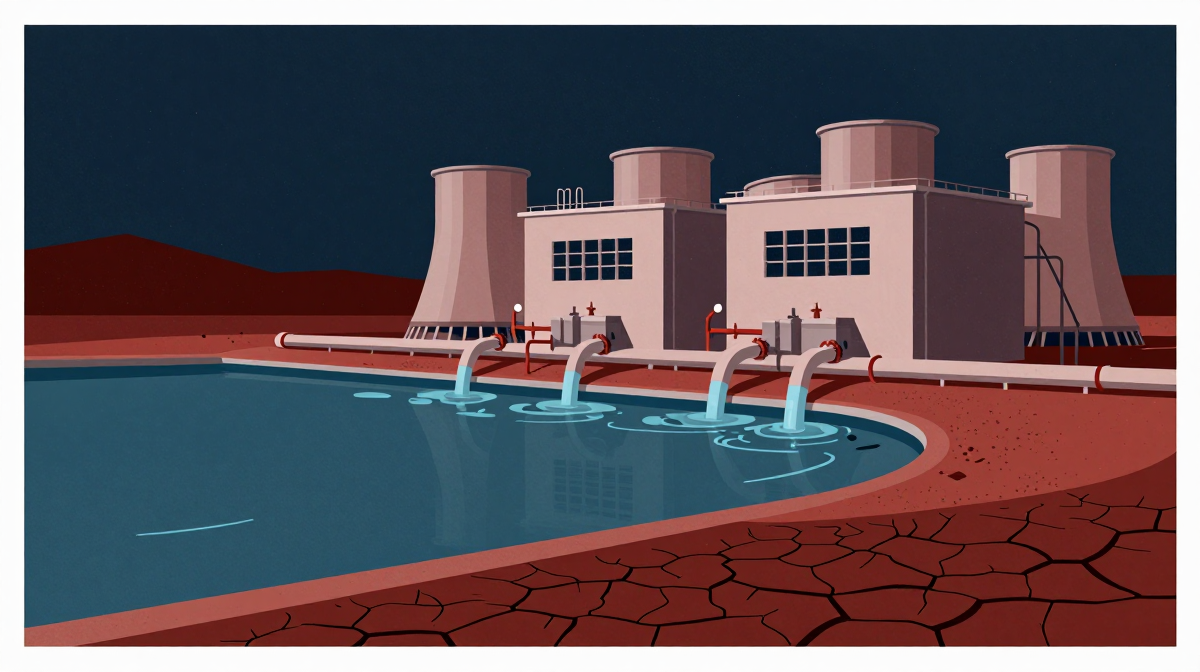 Public water diverted into private infrastructure