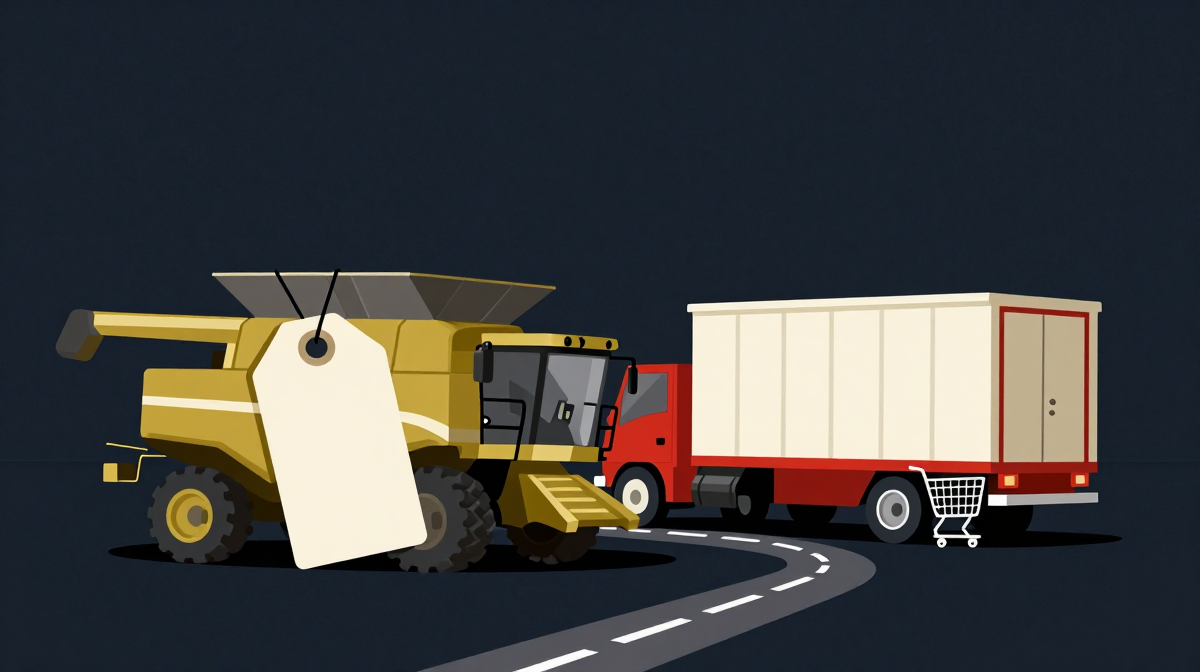 Fuel connects the harvest to the grocery cart.
