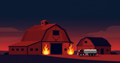 Eaton County firefighters extinguish barn fire in Chester Township