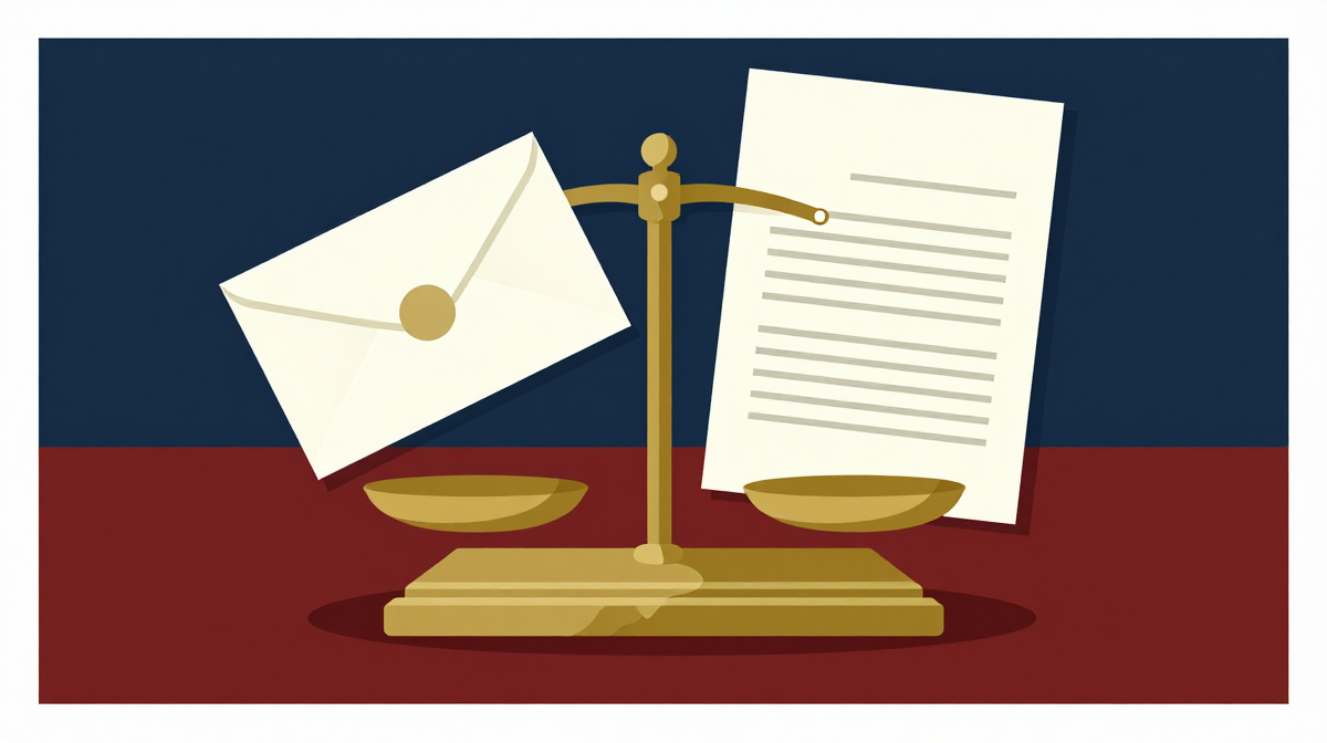 A ballot and the rules that govern it